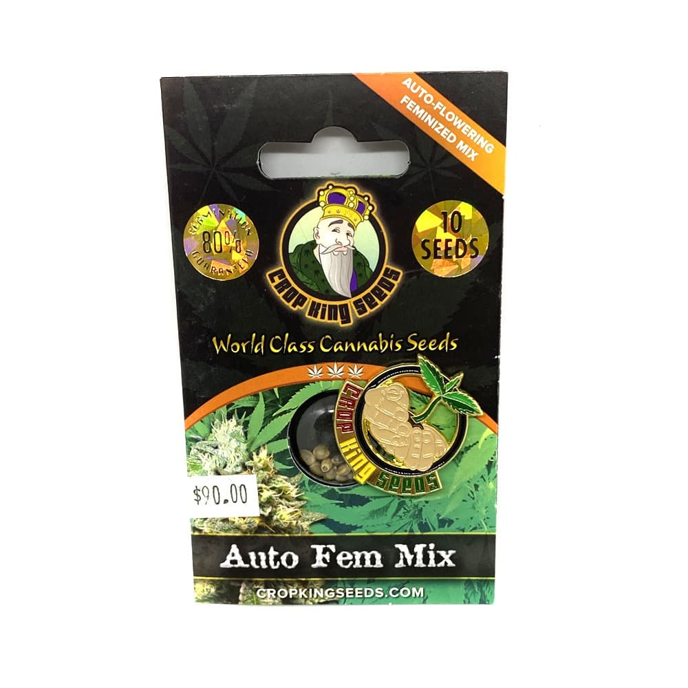 Bubblegum Seeds auto feminized mix seed packet from brand 194 cannabis seed collection
