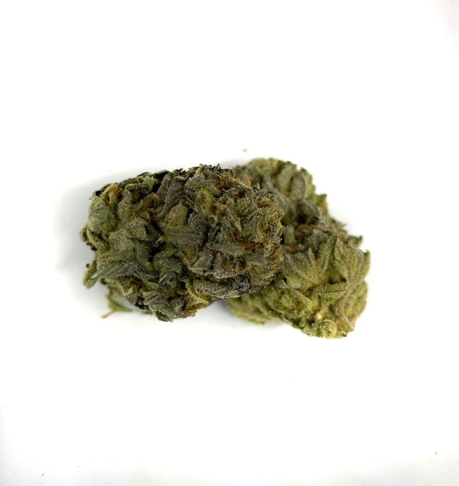 Blackberry Kush premium cannabis flower dense dark purple nugs with rich berry aroma indica strain