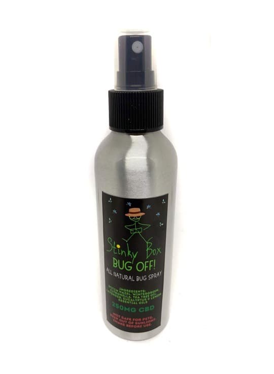128 CBD Bug Spray bottle therapeutic insect repellent with cannabidiol formula