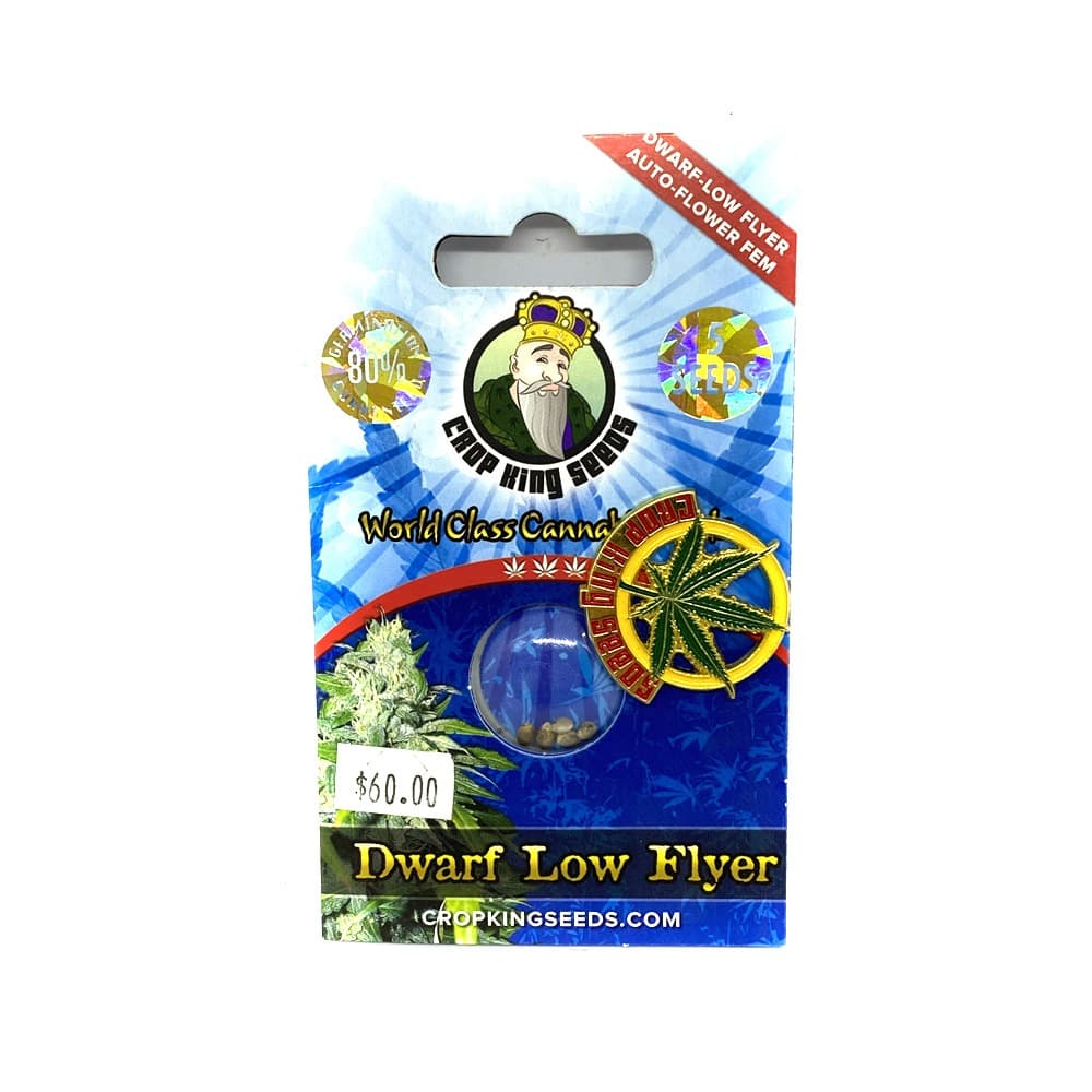 Bubblegum Seeds dwarf low flyer variety seed packet from Company 194 cannabis genetics
