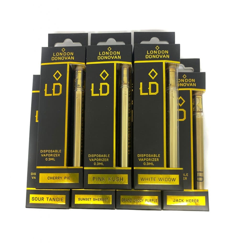 LD disposable THC vape pen sleek compact design for focused cannabis concentrate experience