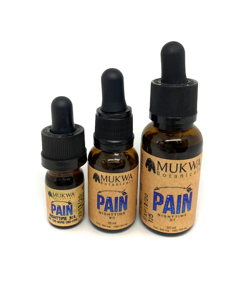Delta 8 distillate concentrate for nighttime pain relief 64 unit amber syringe or vial
