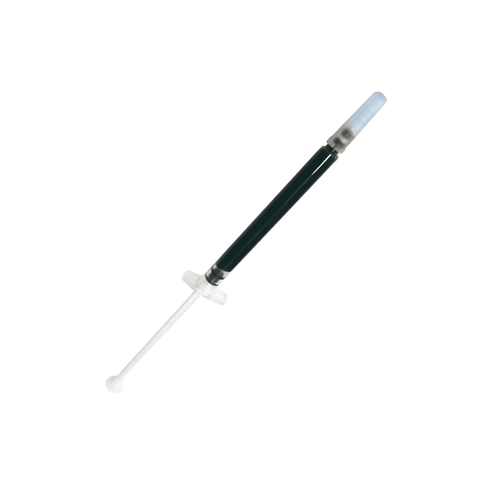 RSO distillate syringe applicator containing 60 units of Rick Simpson Oil cannabis concentrate