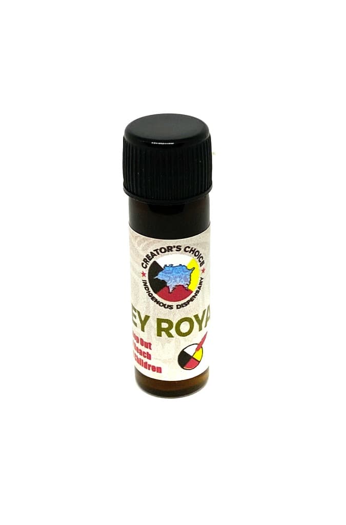 Honey Royal Oil cannabis concentrate distillate 64mg in amber gold honey-like form by Company 35