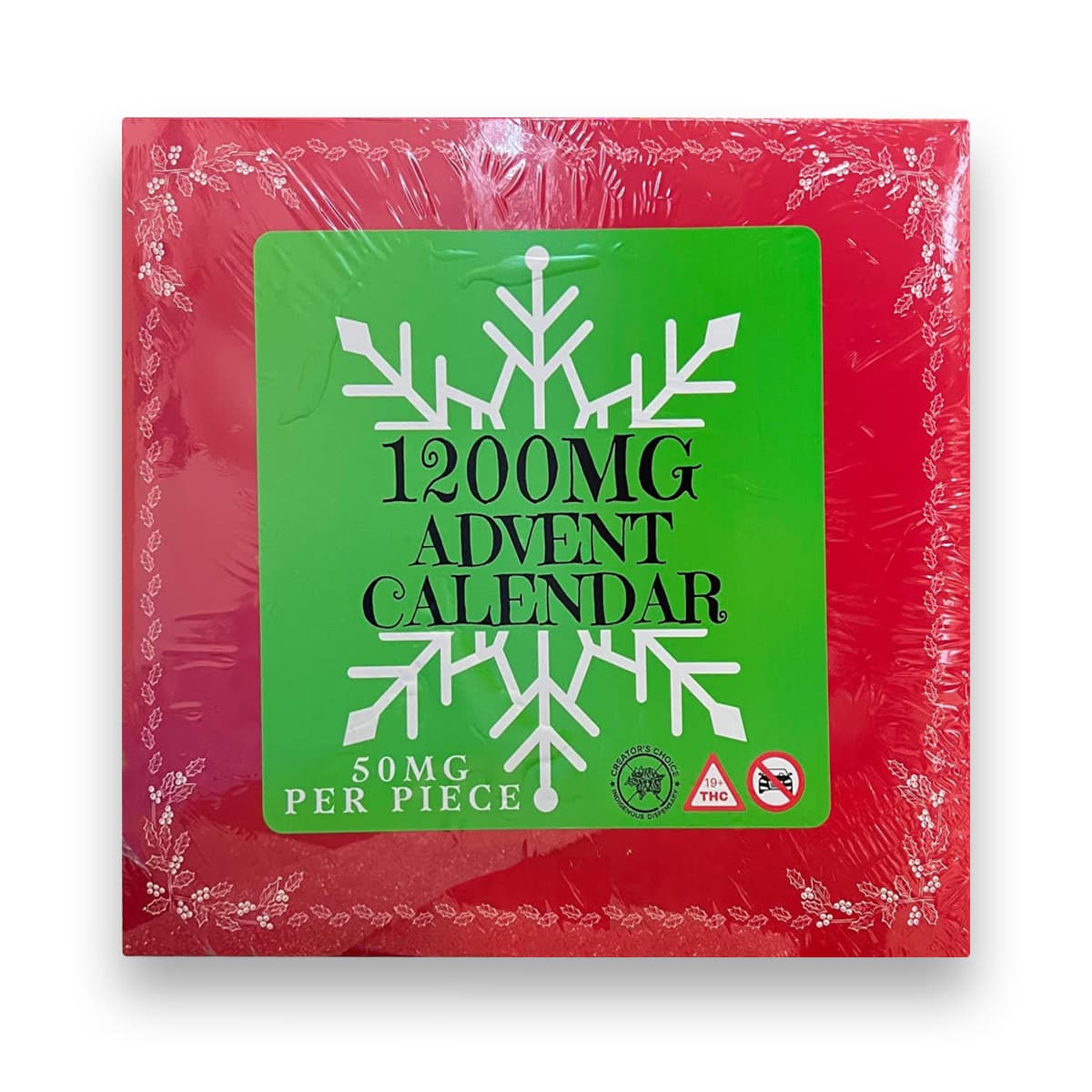 1200mg advent calendar package for 2023 holiday season containing 99 to 347 count supplement servings