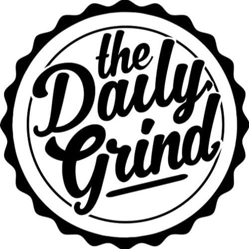 Ground cannabis ounce from The Daily Grind recreational flower blend in sealed packaging