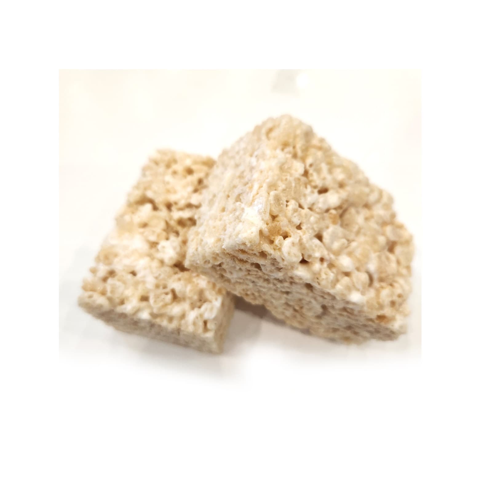 Golden rice crispy squares infused edible treat by Brand 383 with 183mg THC cannabis confection