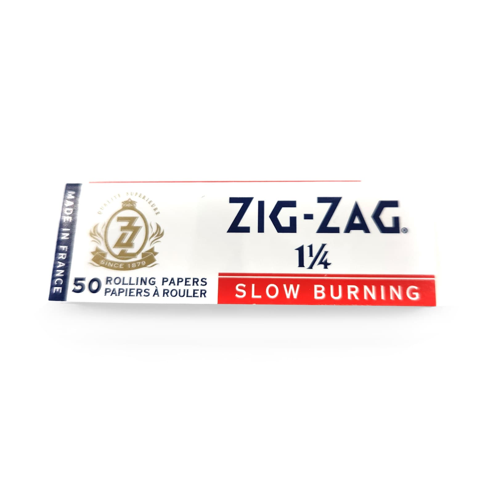 Zig-Zag White 1 1/4 size rolling papers booklet white cigarette papers pack