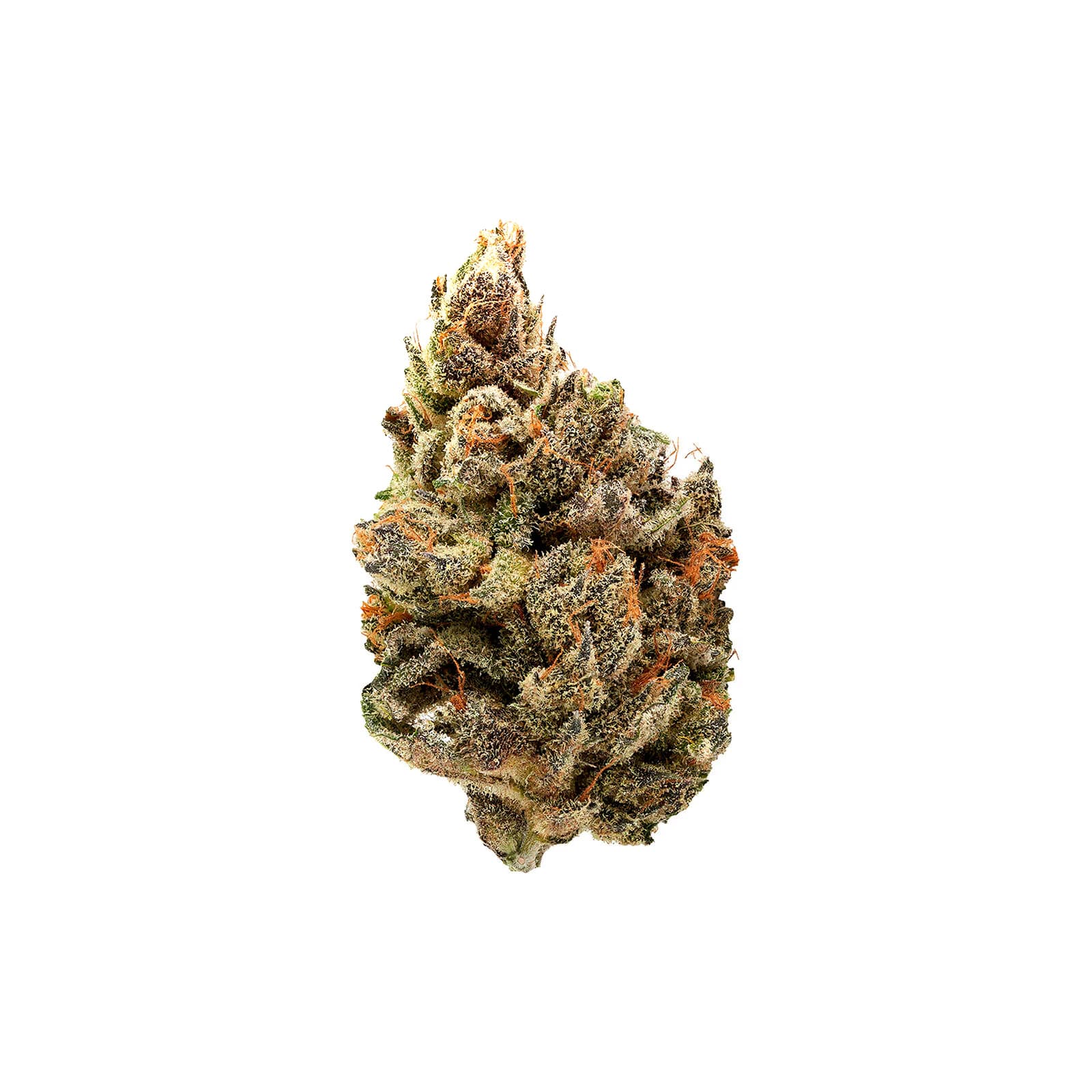 Bud Le Fleur cannabis flower close-up showing dense, trichome-rich buds with vibrant floral notes