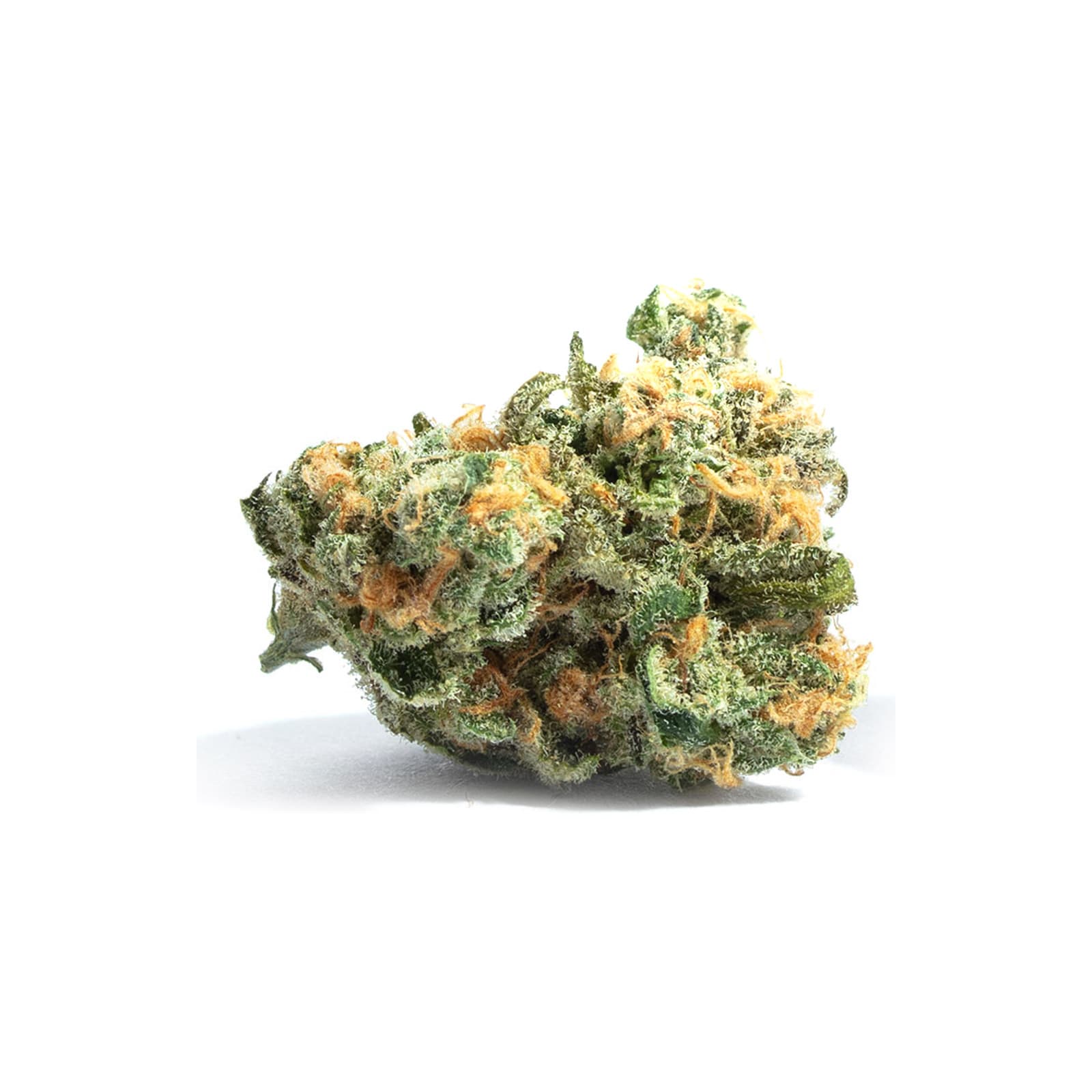 Crazy Runtz cannabis flower buds showcasing a colorful dense strain with frosty trichomes from Daily Ounces