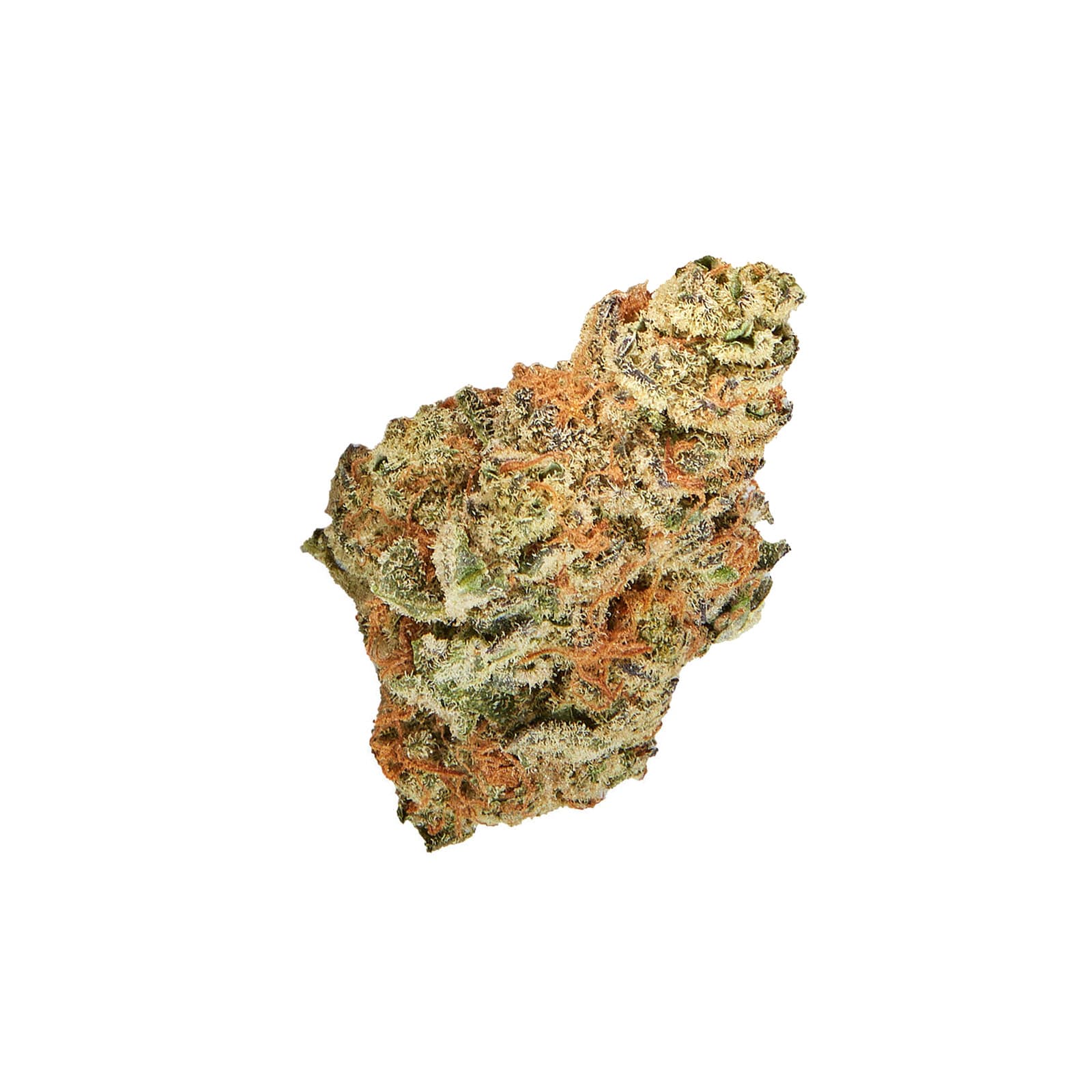 Monkey Butter cannabis flower by Daily Ounces, a dense THC-rich strain with frosty trichomes and earthy butter tones