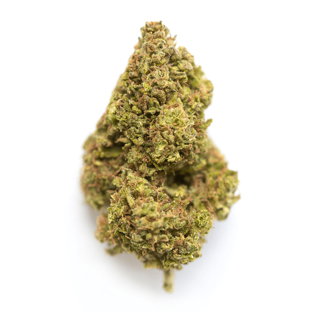 Flo cannabis strain flower buds, daily ounce quantity, shown in natural detail highlighting texture and color