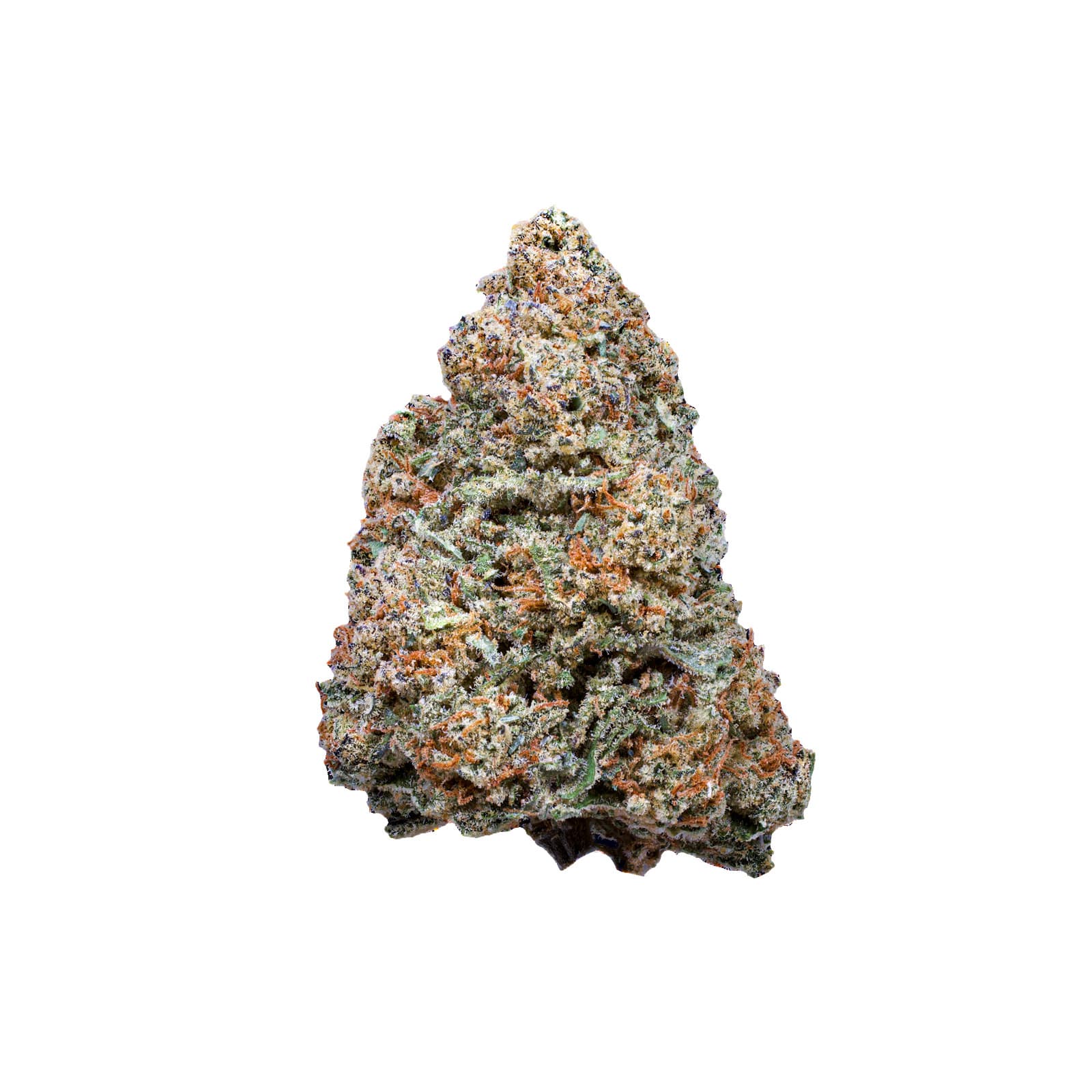 MAC 1 daily ounce cannabis flower with dense trichome-covered buds showcasing premium quality THC-rich hybrid strain