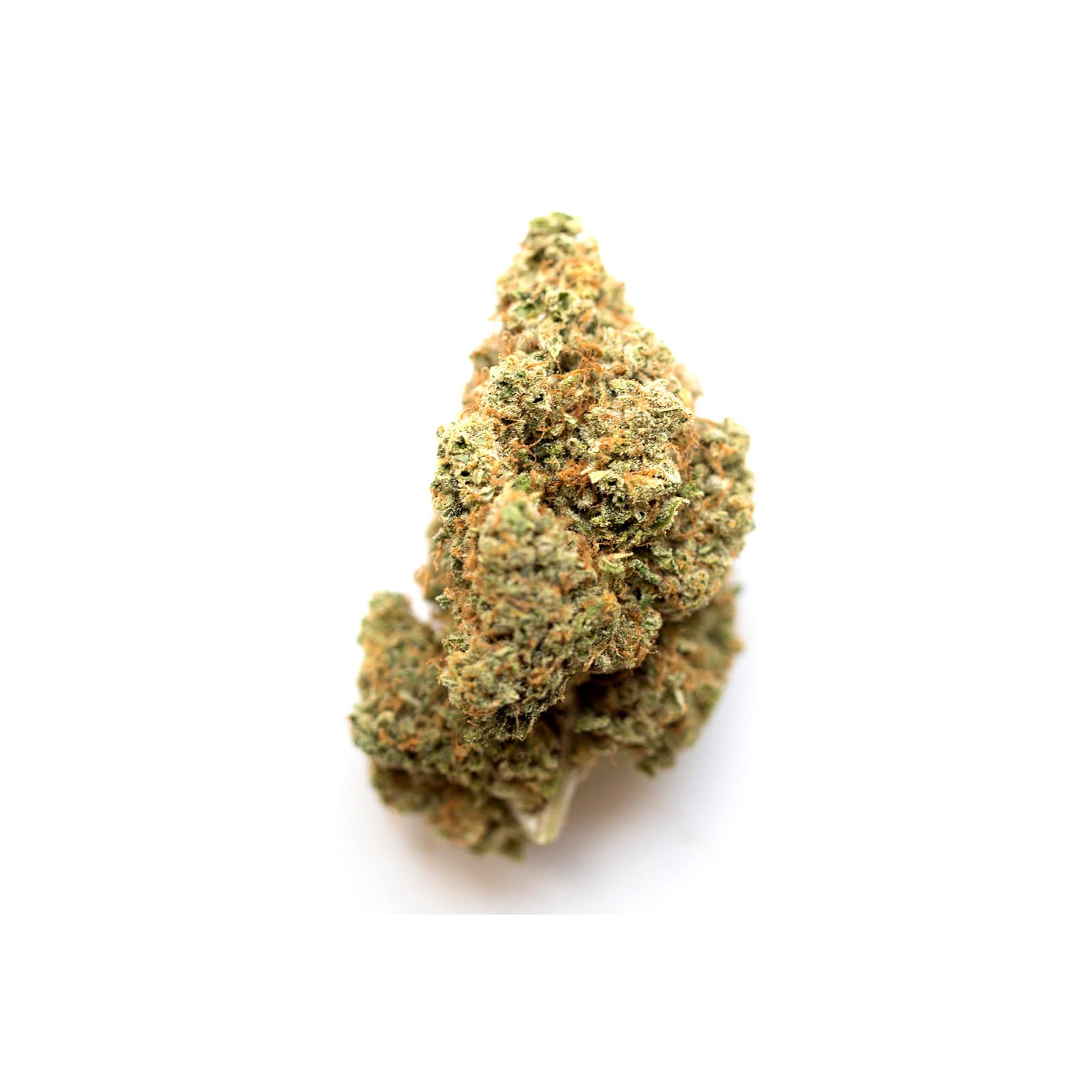 Cali Kush cannabis flower buds with dense trichome coverage showcasing premium indica hybrid strain