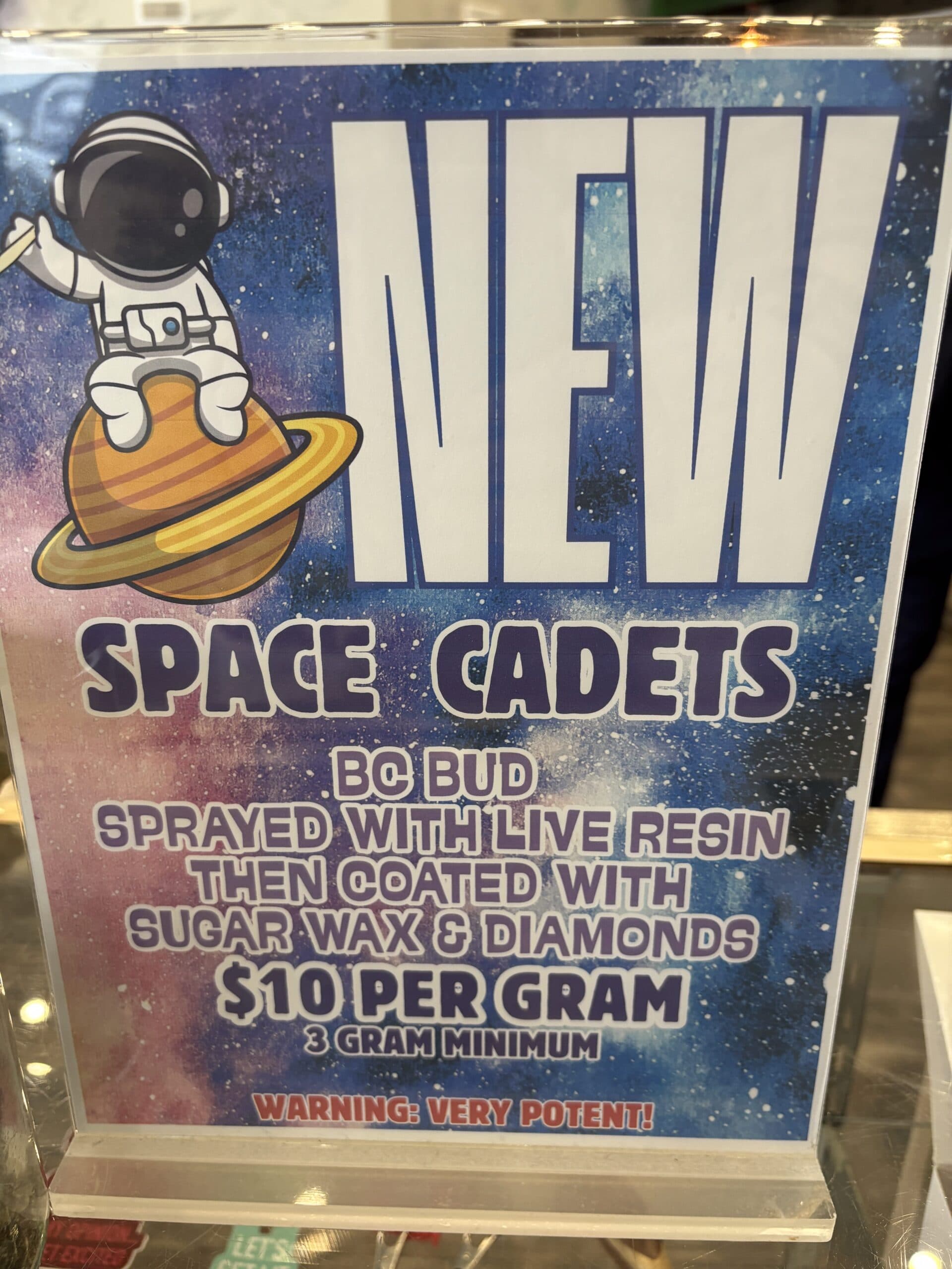 Space Cadets prerolled cannabis joints displayed in a pack of 60 by brand 35