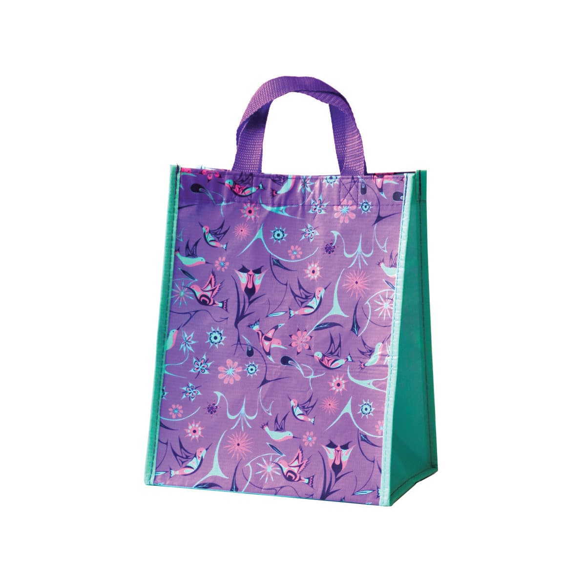 Vintage 90s style tote bag featuring Sam the Record Man graphic design