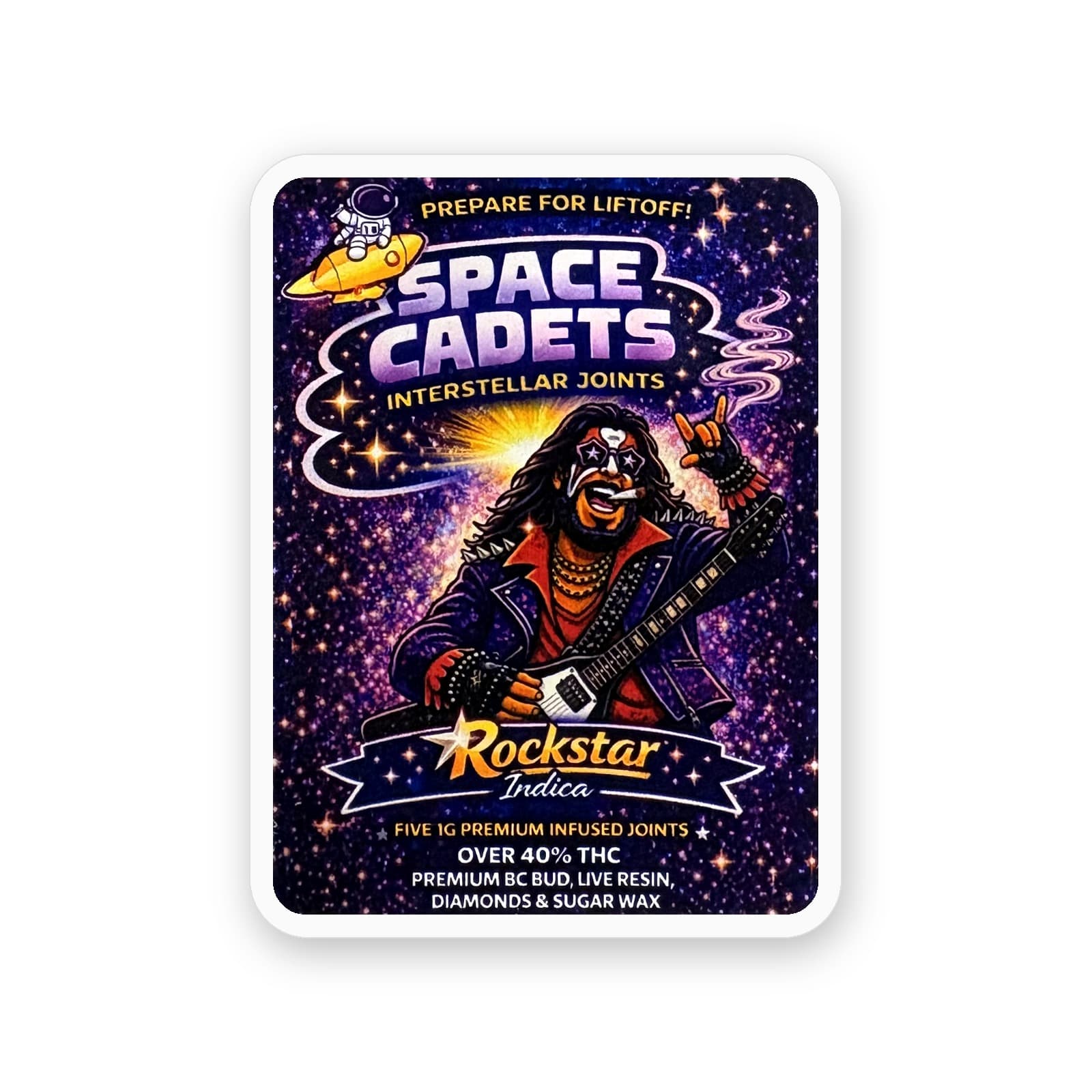 Rockstar — Space Cadets Interstellar Joints, 5 x 1g infused joints
