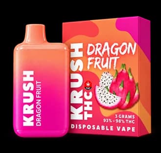 Krush Dragon Fruit 3g low-dose disposable vape