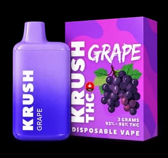 Krush Grape 3g low-dose disposable vape