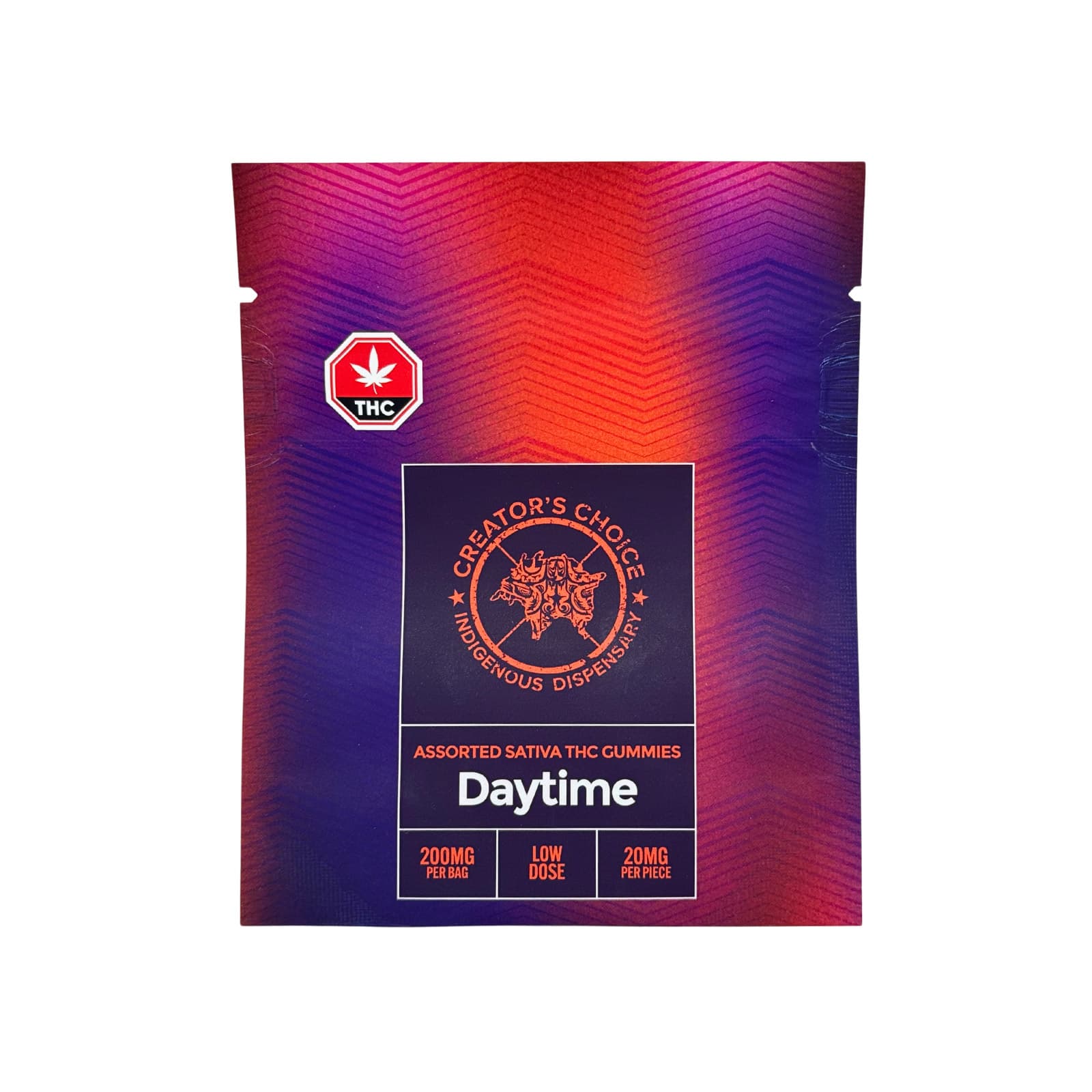 Assorted sativa daytime gummies 200mg in vibrant colors for focus and daytime use