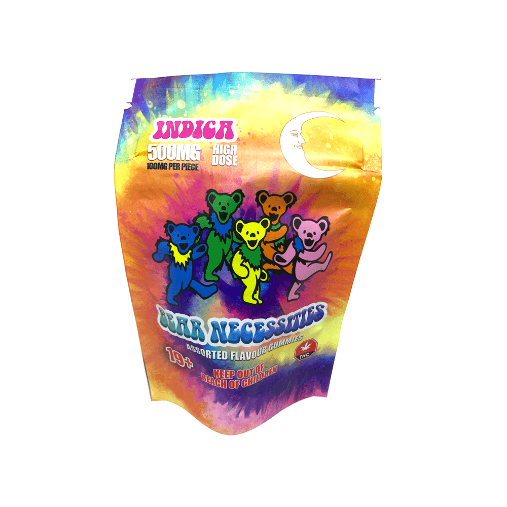 Sweet Krush THC Rainbow Candies colorful indica gummies 500mg edible assorted fruit flavored cannabis candy